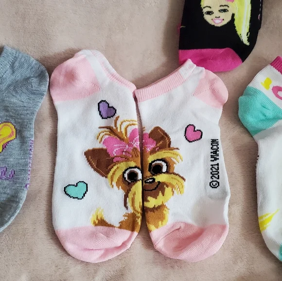 NEW 9 Pair Jojo Siwa Socks, One Size - Picture 6 of 9